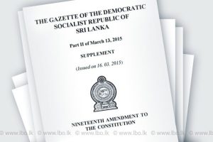 Sri Lankan 19th Amendment