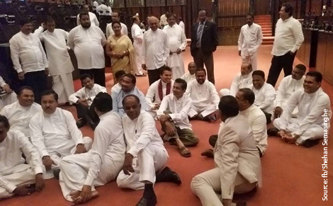 Sri Lanka’s UPFA members to camp in Parliament