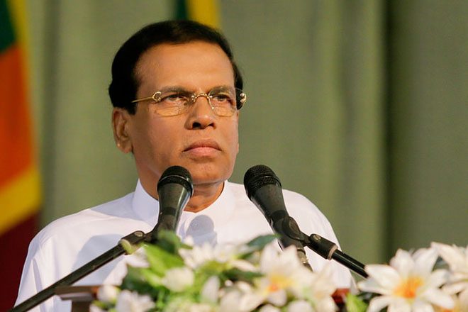 Sri Lanka President denies meeting with Mahinda Rajapaksa