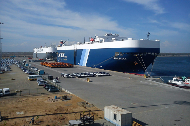 Hambantota port second stage water filling this weekend