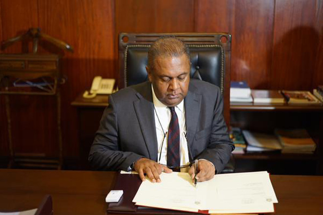 Mangala Samaraweera assumes duties as Foreign Minister of Sri Lanka