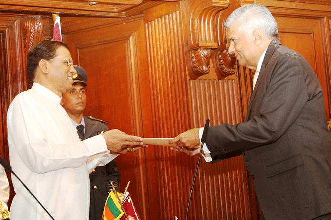 Ranil Wickramasinghe sworn-in as new Prime Minister of Sri Lanka; new cabinet next week