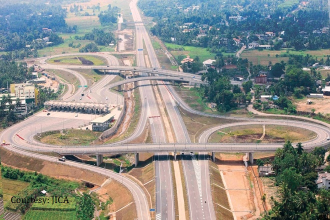 Sri Lanka JICA Kottawa interchange