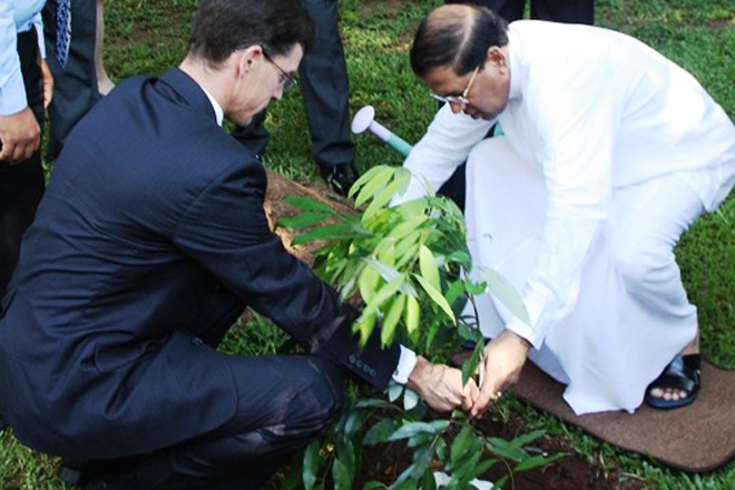 President plants ‘Na’ tree at Westminster House