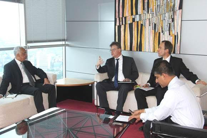 U.S. Trade Representative Delaney meets Sri Lanka govt officials