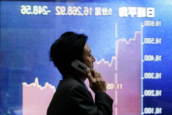 Asia shares notch 19-month highs, dollar firm