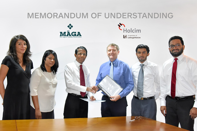 Holcim Lanka and Maga initiates sustainable green building practices