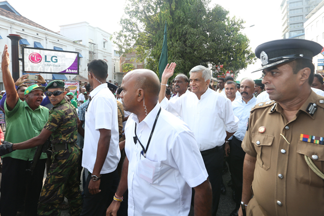 Prime Minister attends UNP rally at Hyde Park