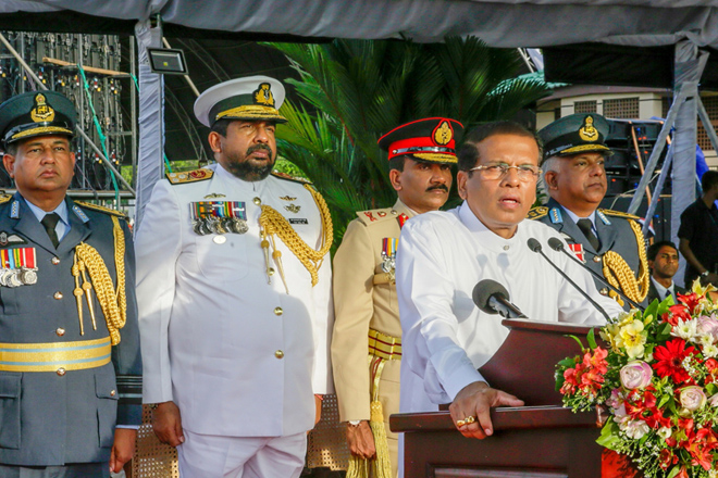 We’re not putting Sri Lanka’s war heroes behind bars: President