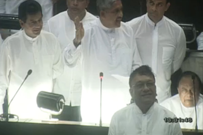 Sri Lanka’s MPs clash in Parliament, one hospitalized
