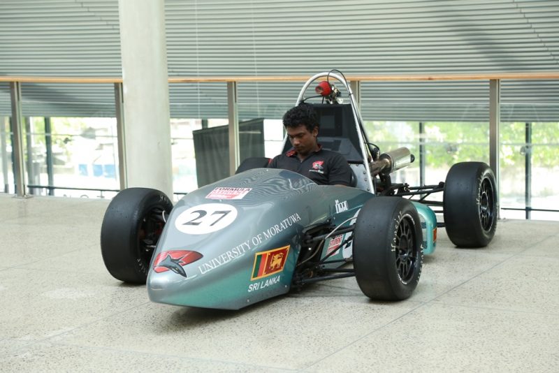 Moratuwa Uni “D-Mora P1” car wins accolades at Formula Student UK 2016