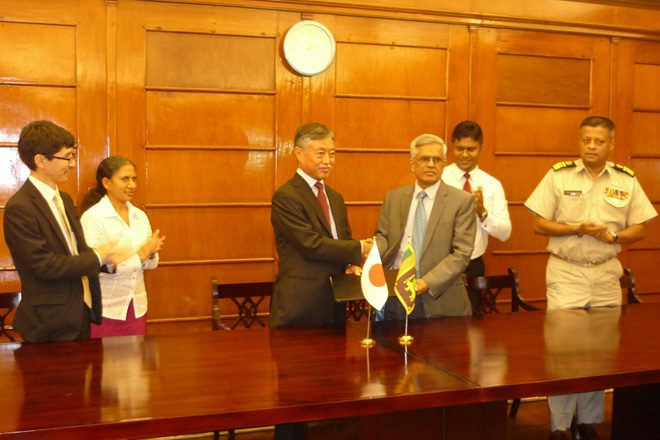 Japan provides Rs2.4bn aid for Sri Lanka’s maritime safety