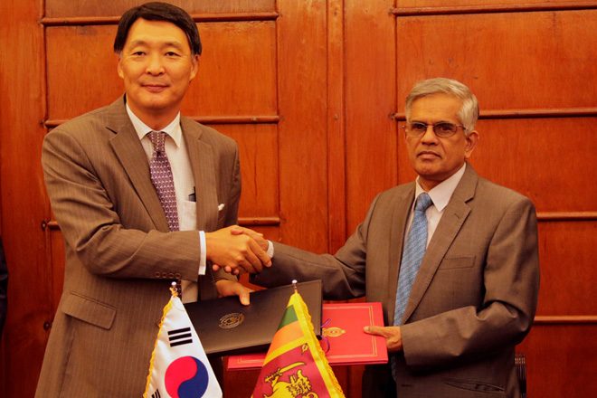 Korea pledges USD300mn development loans to Sri Lanka till 2018