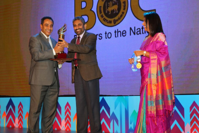 Saaraketha wins gold at NCE Export Awards 2016