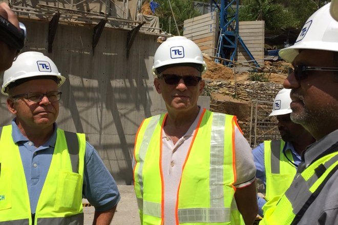 US EXIM Bank Chairman visits water reservoir project in Badulla