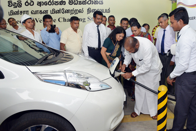 Sri Lanka introduces electronic card to charge electric vehicles