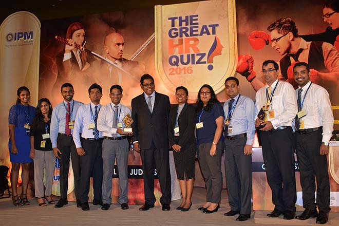 CSE shines at the ‘Great HR Quiz 2016’ organized by IPM    