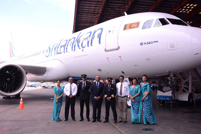 SriLankan Airlines welcomes Airbus A320neo to its fleet