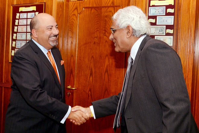 Central Bank Governor meets US Ambassador to Sri Lanka