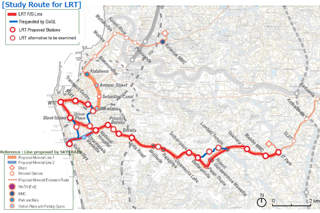 JICA signs LKR 48Bn concessionary loan to establish Malabe-Fort LRT