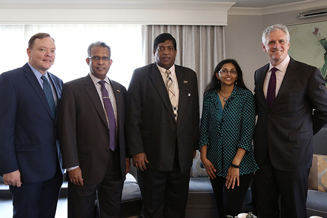 Hilton group officials meet Finance Minister in Washington