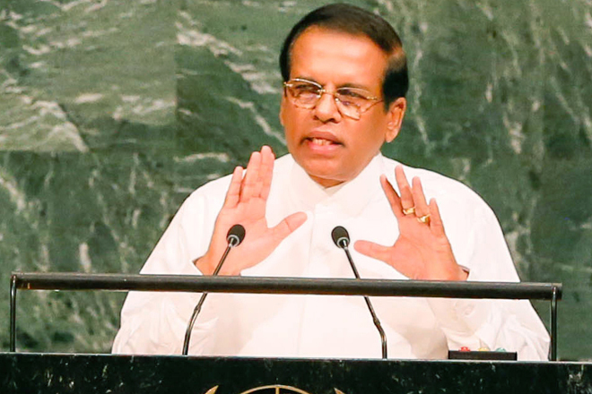 President urges UN to support Sri Lanka towards reconciliation