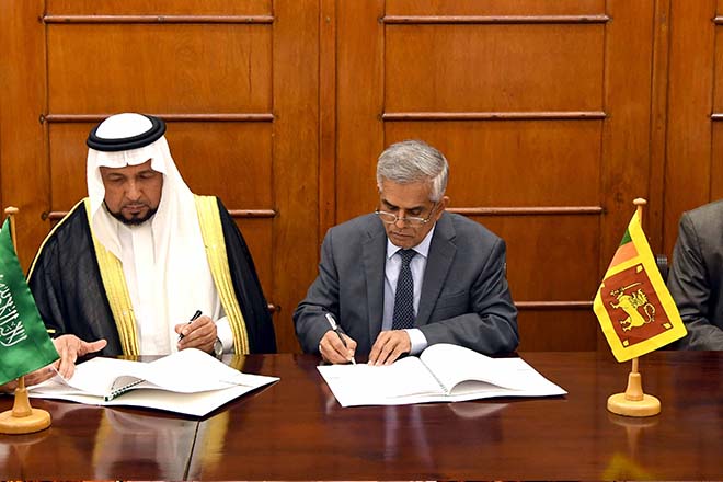 Sri Lanka gets USD73Mn from Saudi Fund for Development