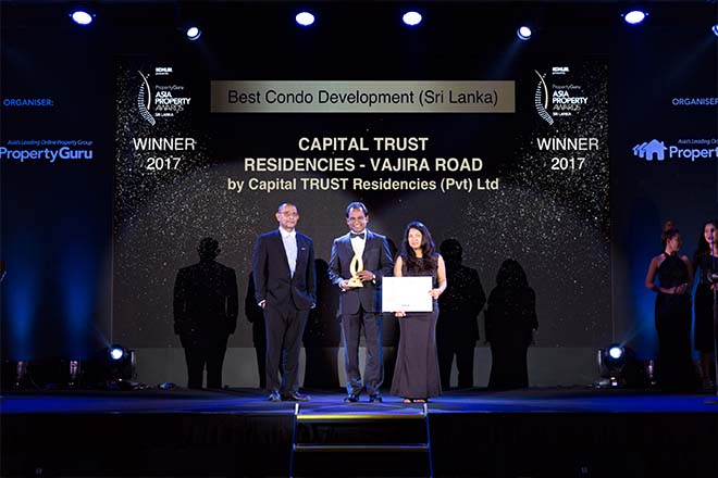 Capital TRUST Residencies crowned Best Condo Sri Lanka at Asia Property Awards
