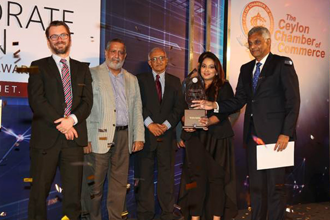 Aitken Spence bags Best Corporate Citizen Sustainability Award 2017