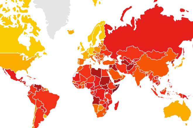 Sri Lanka ranked 89th in 2018 Corruption Perceptions Index
