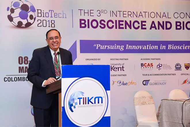 Chemistry Guru in Sri Lanka for Int. Conference on Bio science 2018