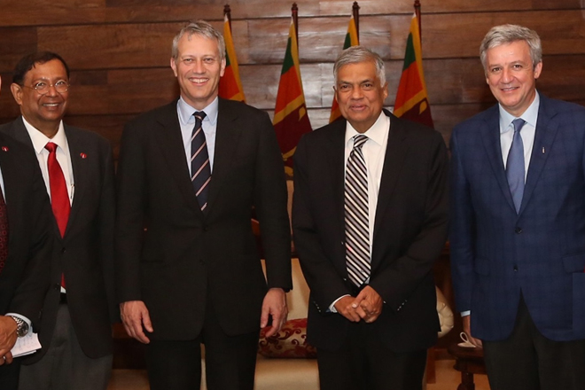 Coca-Cola CEO meets Prime Minister in Sri Lanka