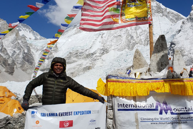 Johann encounters high altitude on 1st leg of his mission to scale Mt. Everest