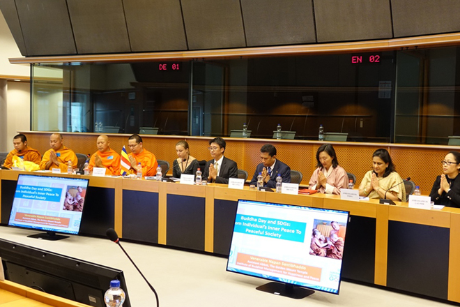 Vesak celebrated in the European Parliament for the first time