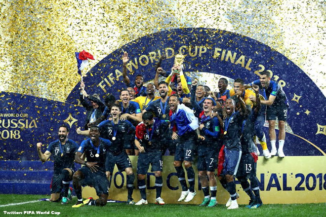 France beat Croatia 4-2 to secure second FIFA World Cup title