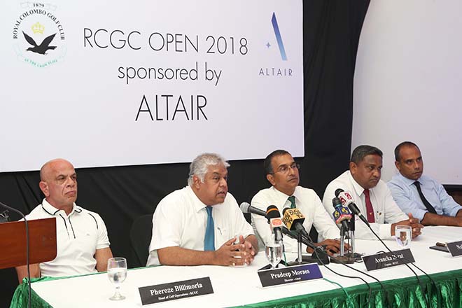 Altair sponsors RCGC Open Golf tournament for 2ndsuccessive year