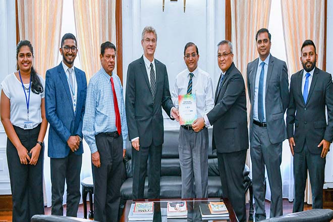 Unilever and UNDP handover PPP policy paper to President’s secretary