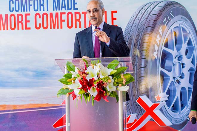 MRF launch’s tyre and service centre in Sri Lanka