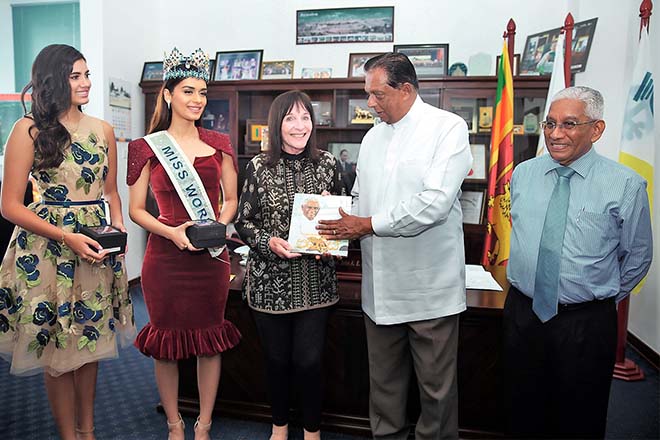 Reigning Miss World visits Sri Lanka