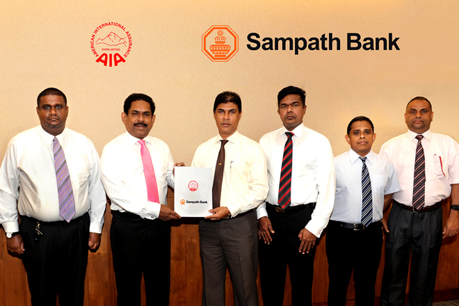AIA Insurance partners with Sampath Bank to facilitate premium payments