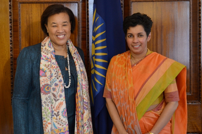 High Commissioner of Sri Lanka in UK calls on Commonwealth Sec-Gen