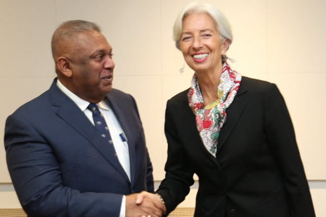 Finance Minister meets IMF Managing Director in Washington
