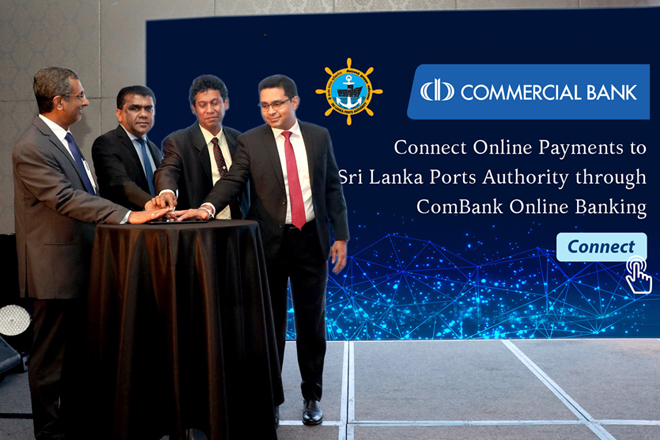 ComBank adds Sri Lanka Ports Authority to its Online Banking Platform