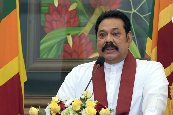 Mahinda Rajapaksa Makes Public Statement Advocating for Lower Taxes
