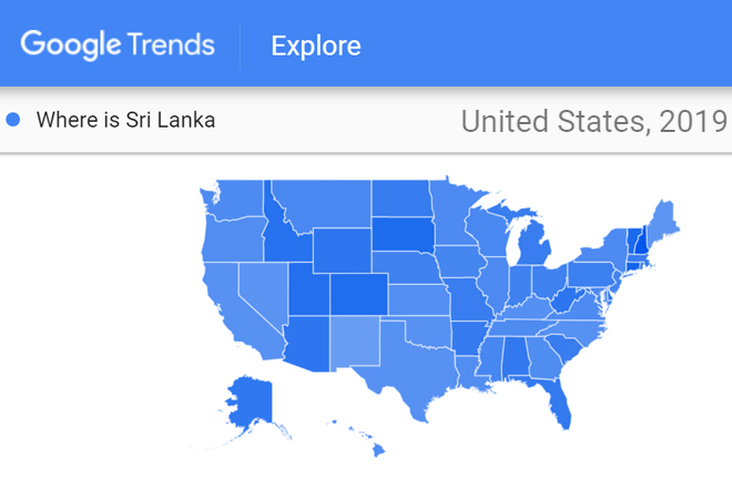 Google Trends 2019: Easter bombings trigger Americans to search where is Sri Lanka
