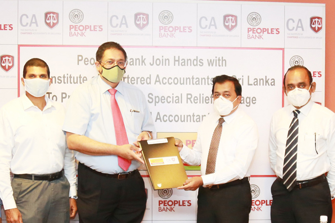 CA Sri Lanka signs MoU with People’s Bank for COVID-19 loan scheme for members