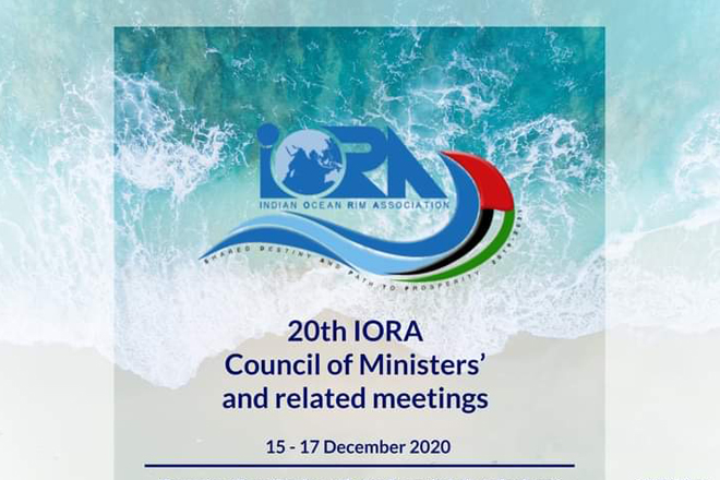 IORA Council of Ministers endorse Sri Lanka nomination as Vice Chair for 2021-2023