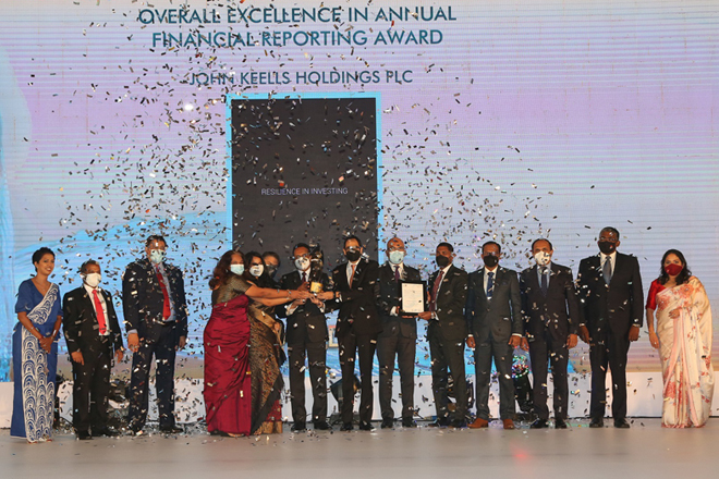 Leading corporates shine for their resilience & perseverance at CA Sri Lanka 56th Annual Report Awards
