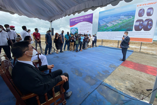 PM lays foundation stone for HIP’s first Bonded Warehouse Project