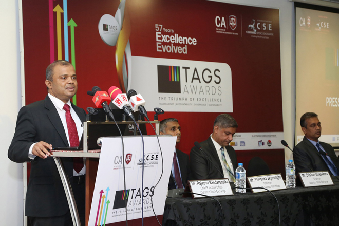 Entries are now open for CA Sri Lanka’s TAGS Awards 2022 to crown best corporates